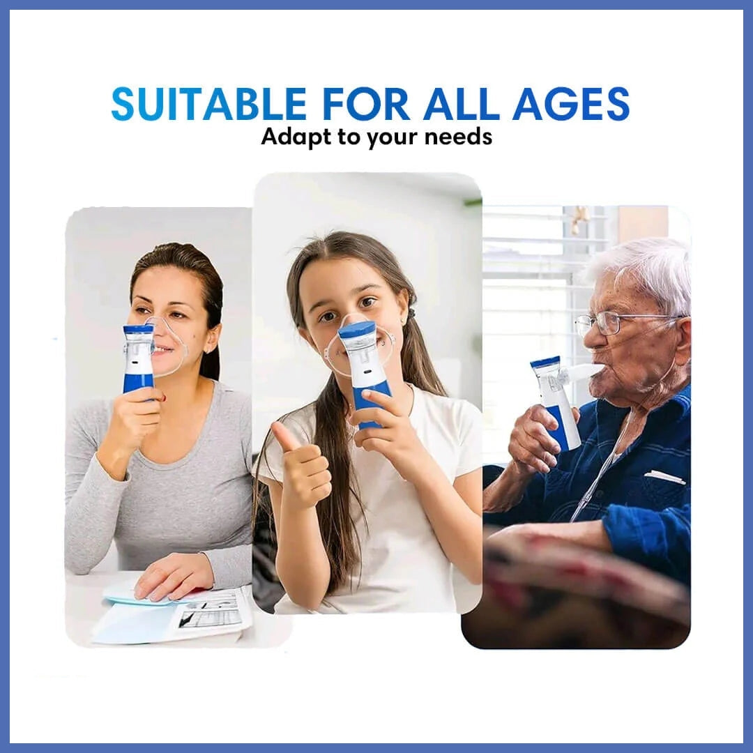 TheOpulentNest™ – Instant Relief, Anywhere | Silent & Portable Hospital Grade+ Nebulizer2.0