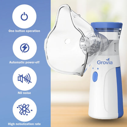 TheOpulentNest™ – Instant Relief, Anywhere | Silent & Portable Hospital Grade+ Nebulizer2.0